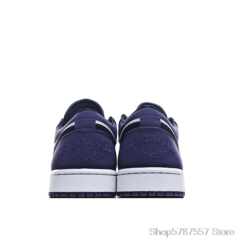 

Nike Air Jordan 1 Faible Cour Violet 553558-125 hommes et femmes chaussures de basket-ball taille 36-45 CK3022-005