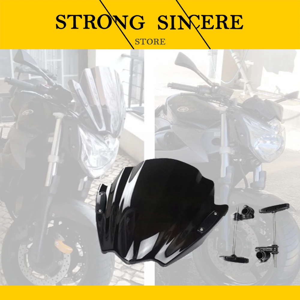 

Motorcycle Street Bikes Handlebars Windshield WindScreen For Yamaha FZ1 FZ1N FZ6 S2 FZ8 FZ 6 8 04 05 06 07 08 09 2006-2014
