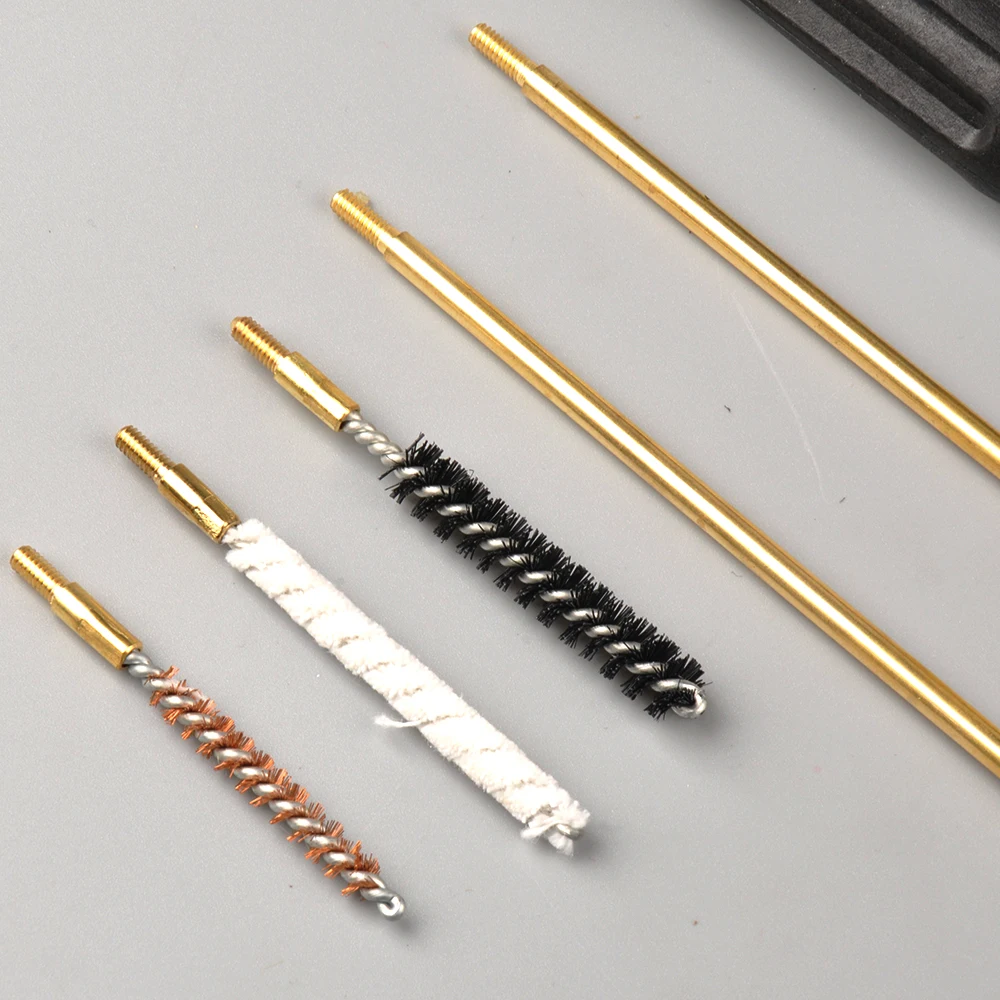 

Clean Tools .177(4.5mm) and .22 (5.5mm) leaning Brush Kit Cleaning Kit Accessory Clean Tools for Tactical Air Rifle / Scope