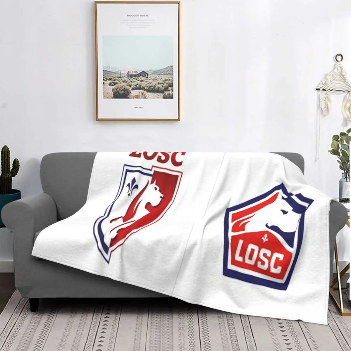 

Losc-colcha con capucha Lille 9, manta a cuadros para la cama, cubierta de playa, mantas para recibir la cama