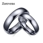 МужскоеЖенское Обручальное кольцо ZORCVENS, серебряное кольцо из карбида вольфрама, обручальное кольцо, ювелирные украшения для пары