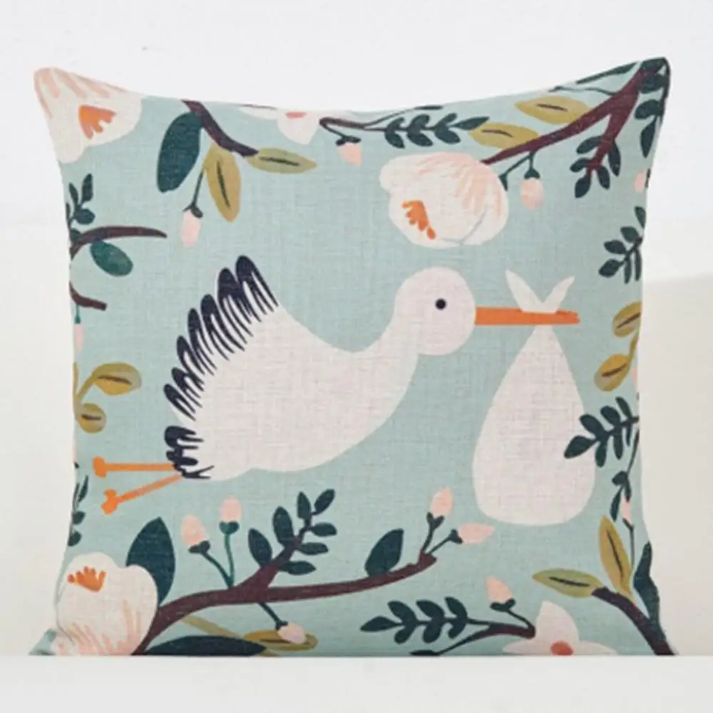 Декоративная наволочка с геометрическим принтом маленькая свежая чехол для