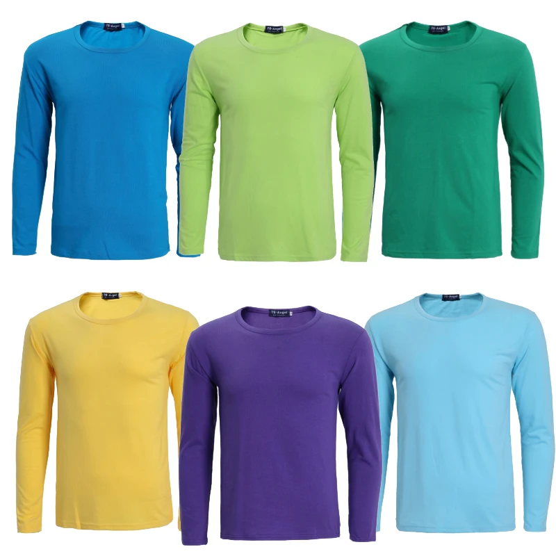 adult long sleeve red running shirt man orange sports t-shirt with round collar men jerseys customized name DIY number | Спорт и