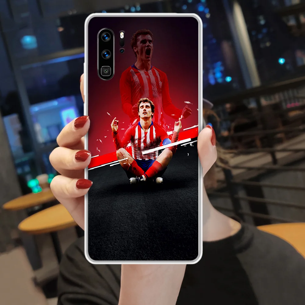 

Antoine Griezmann soccer Phone Case hull For HUAWEI p 8 9 10 20 30 40 smart Lite 2017 19 Pro Z transparent funda fashion prime