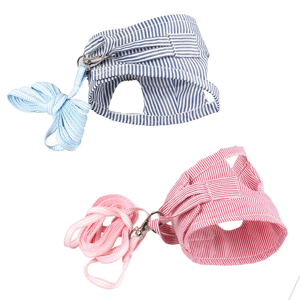 Поводок для домашних животных хлопковый жилет прочный поводок маленьких кошек