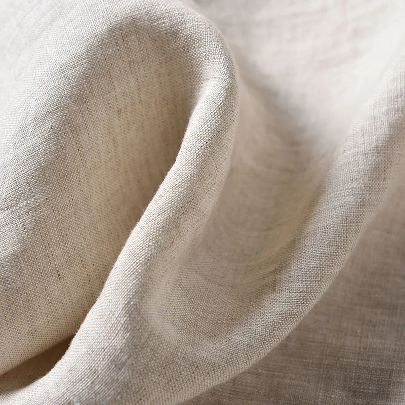 Брюки женские с эластичной завышенной талией Свободные повседневные льняные