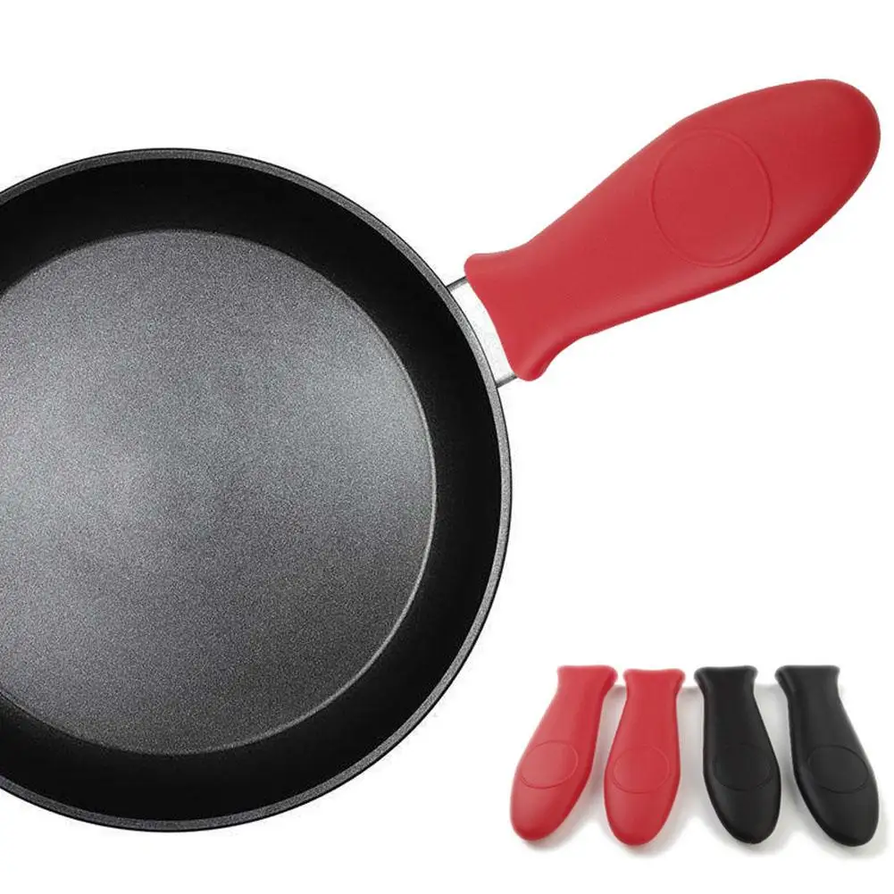 Top Selling Silicone Pot Holders Cover Hot Resistant Non Slip Sleeves for Frying Pans Cookware Handles | Дом и сад