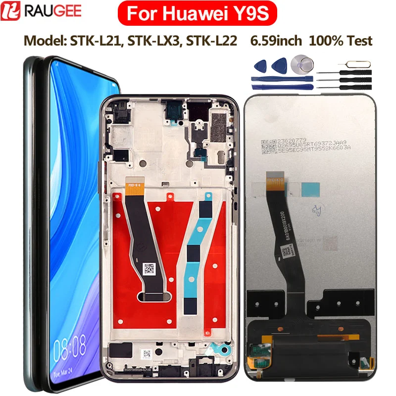 

ЖК-дисплей для Huawei Y9S, ЖК-дисплей с дигитайзером на замену для Huawei Y9S, L22, LX3, Y9 S, Y, 9 S