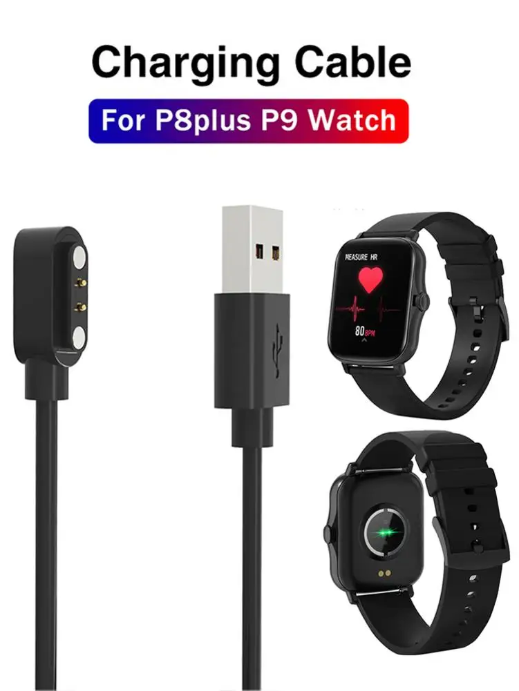 

Smartwatch Magnetic Charger Adapter USB Charging Cable Cord Wire For P8plus P9 Watch Sports Version Smart Watch Accessories