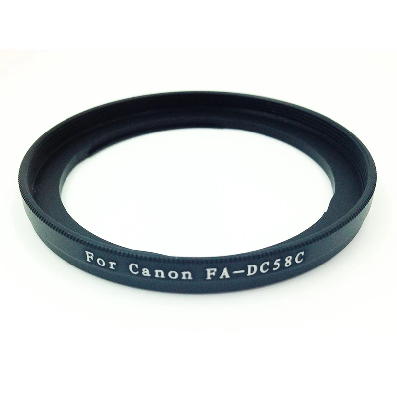 Металлический Fa-Dc58c адаптер для объектива 58 мм резьба Canon Powershot G1 X | Электроника