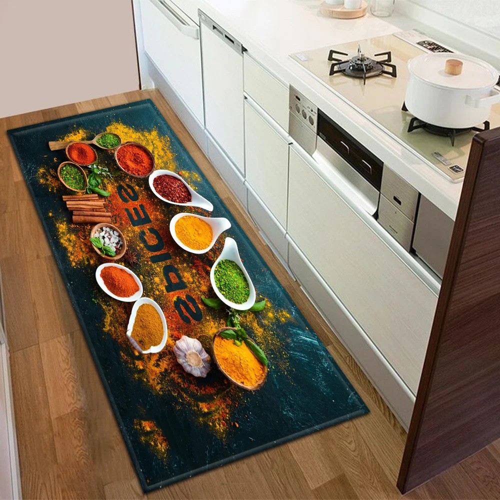 

Decoration Kitchen Carpet Bedroom Floor Home Entrance Bathroom Anti-Slip Doormat Balcony Bedside Rug Children's Tatami Long Mat