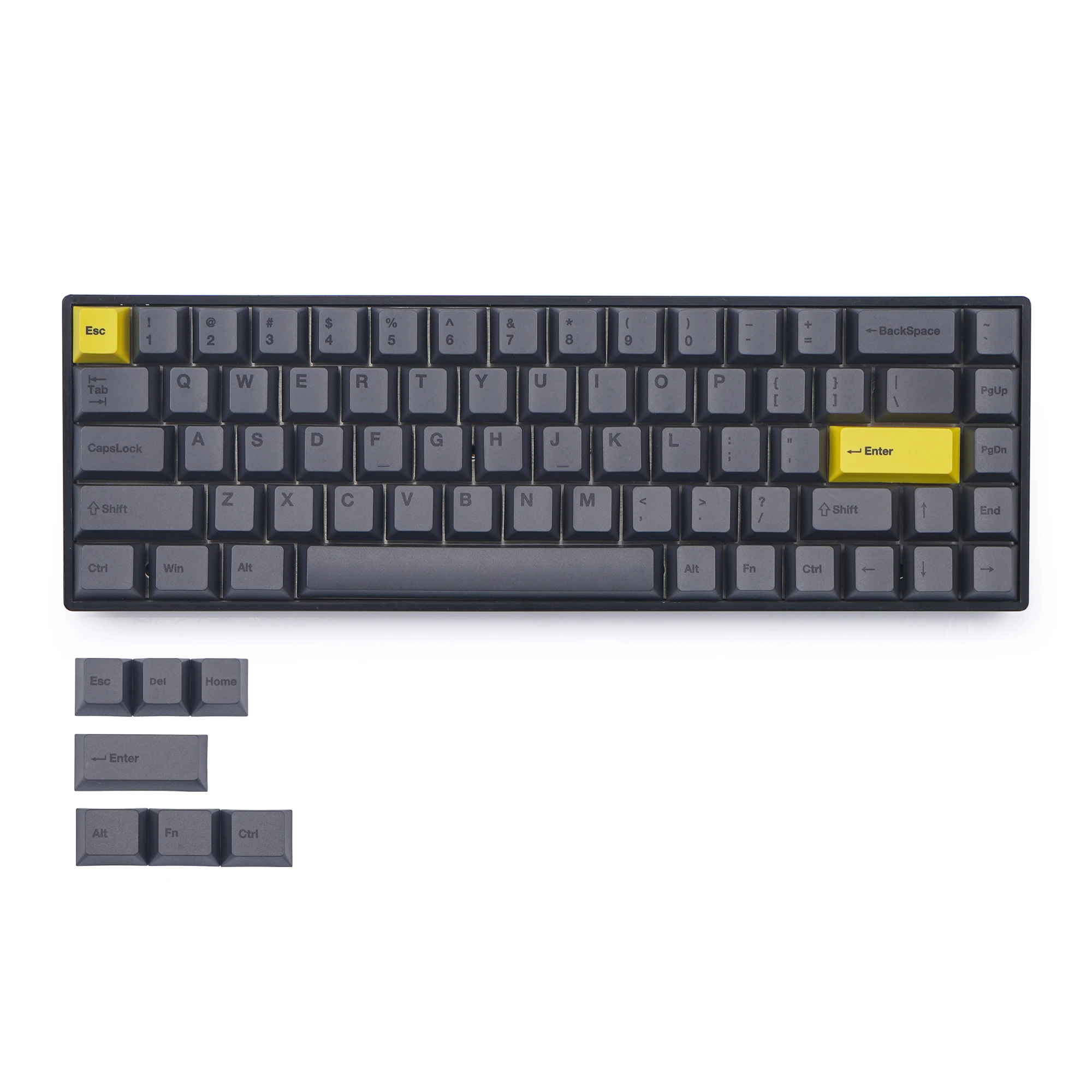 KBDfans 75 клавиш краска Sub BOB Cherry набор ключей Вишневый профиль PBT подходит KBD67 MKII TADA68