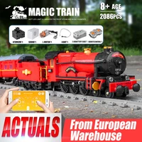 mould king 12010 car toys the motorized magic train model building blocks assembly bricks toys kids christmas gifts