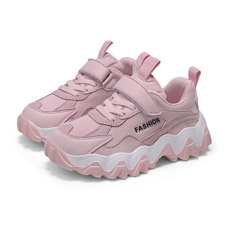 Spring Children Shoes Kids Sneakers Girls Sports Trainers Breathable Leisure Boys Running Thick Sole Child Platform | Детская одежда и