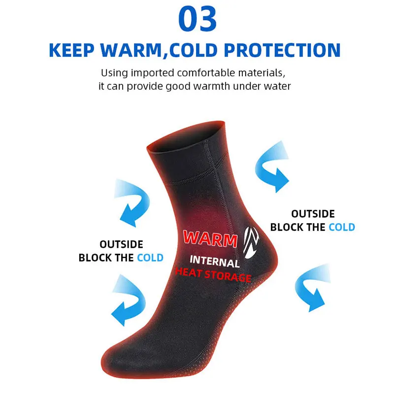 Неопреновые носки для плавания и дайвинга Нескользящие спорта на воде серфинга