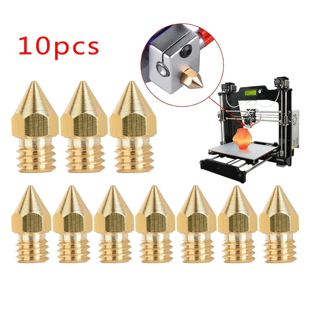 Сопло для 3D принтера Creality Ender 3/3 Pro комплект сопел резьба М6|Детали и аксессуары