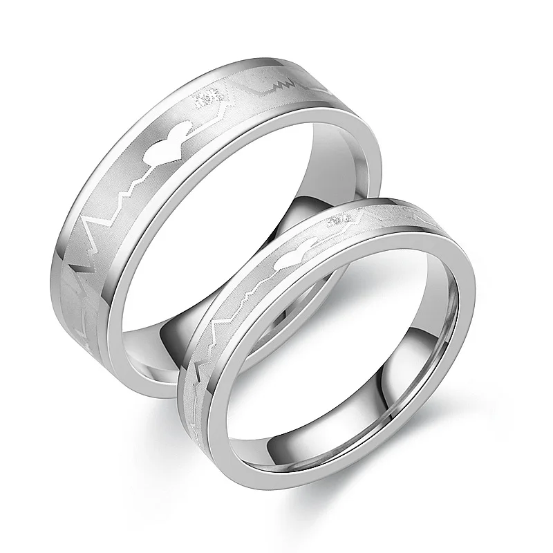 Обручальное кольцо для мужчин и женщин Ювелирное Украшение с Т-образным рисунком