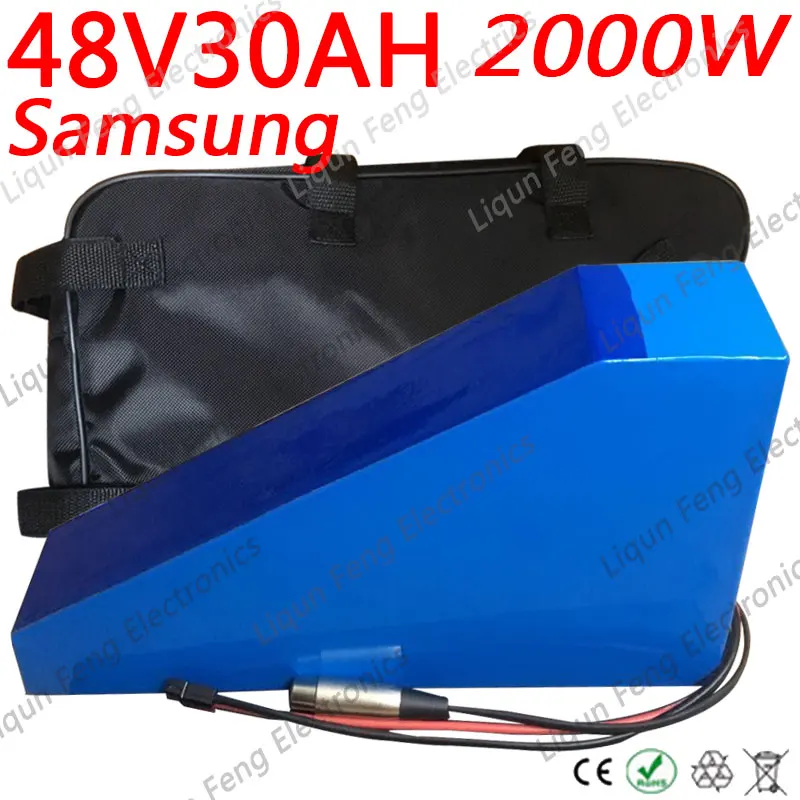Аккумулятор для электровелосипеда 48 В 30 А · ч 2000 Вт| |