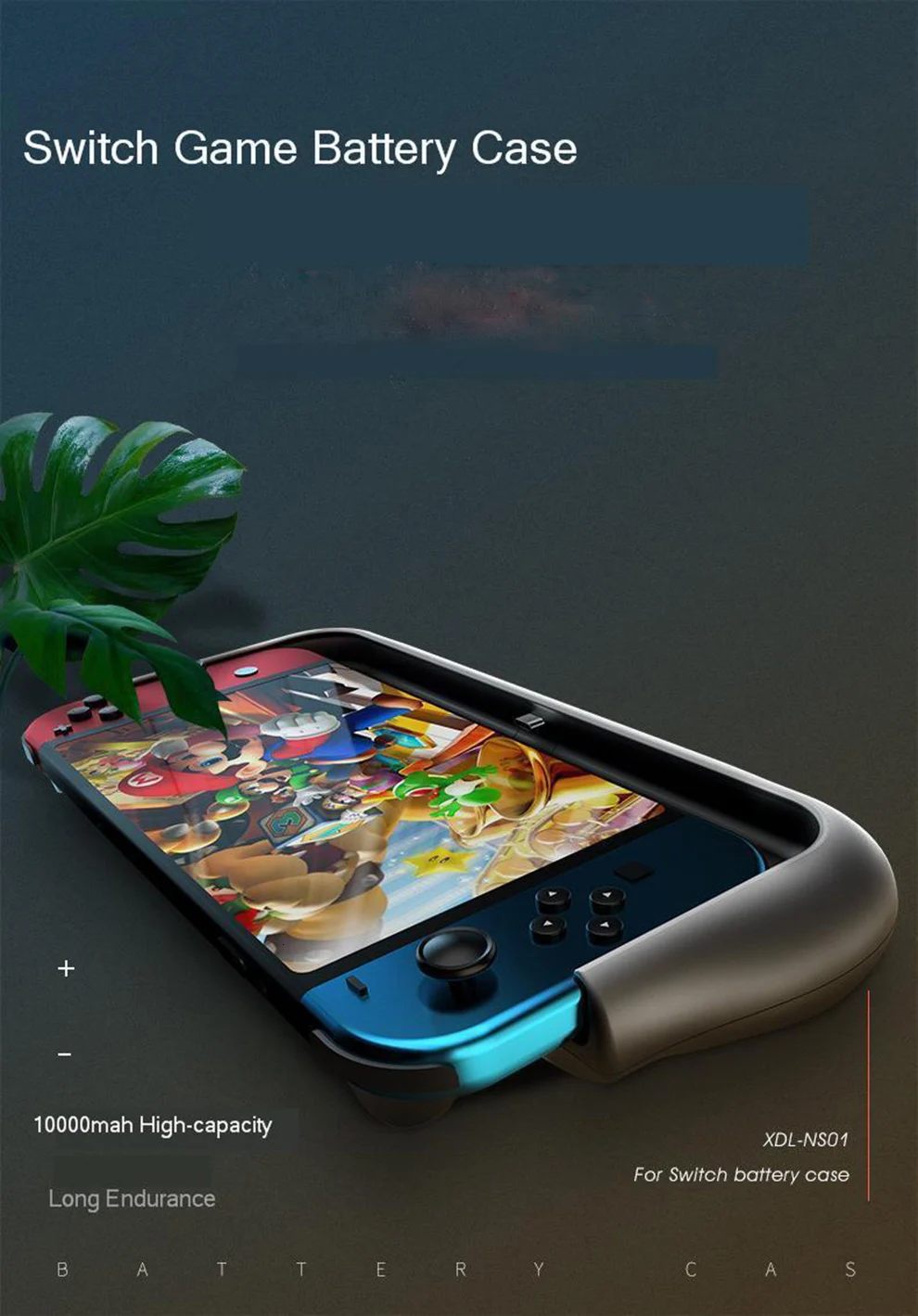 10000 мАч для nintendo Switch чехол для зарядки аккумулятора чехол для переключателя power Bank чехол для внешнего зарядного аккумулятора для переключателя