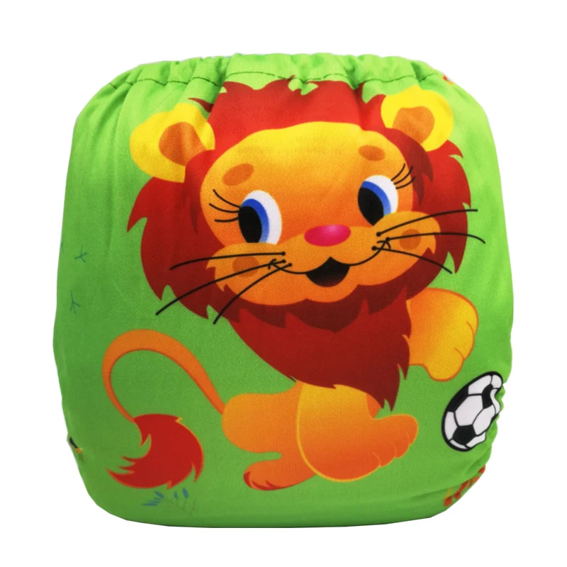 Детские моющиеся подгузники AIO с карманами ткань полиуретановыми нитями