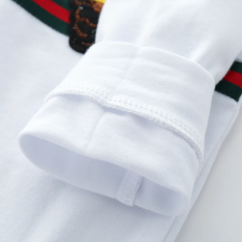 Весенняя одежда для новорожденных хлопковый комбинезон с длинными рукавами