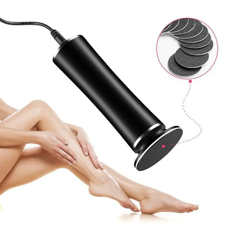 

Electronic Foot File Callus Remover Tool Speed Adjustable Electric Foot File with 60 Pcs Replacement Sandpaper Discs Pedicure To
