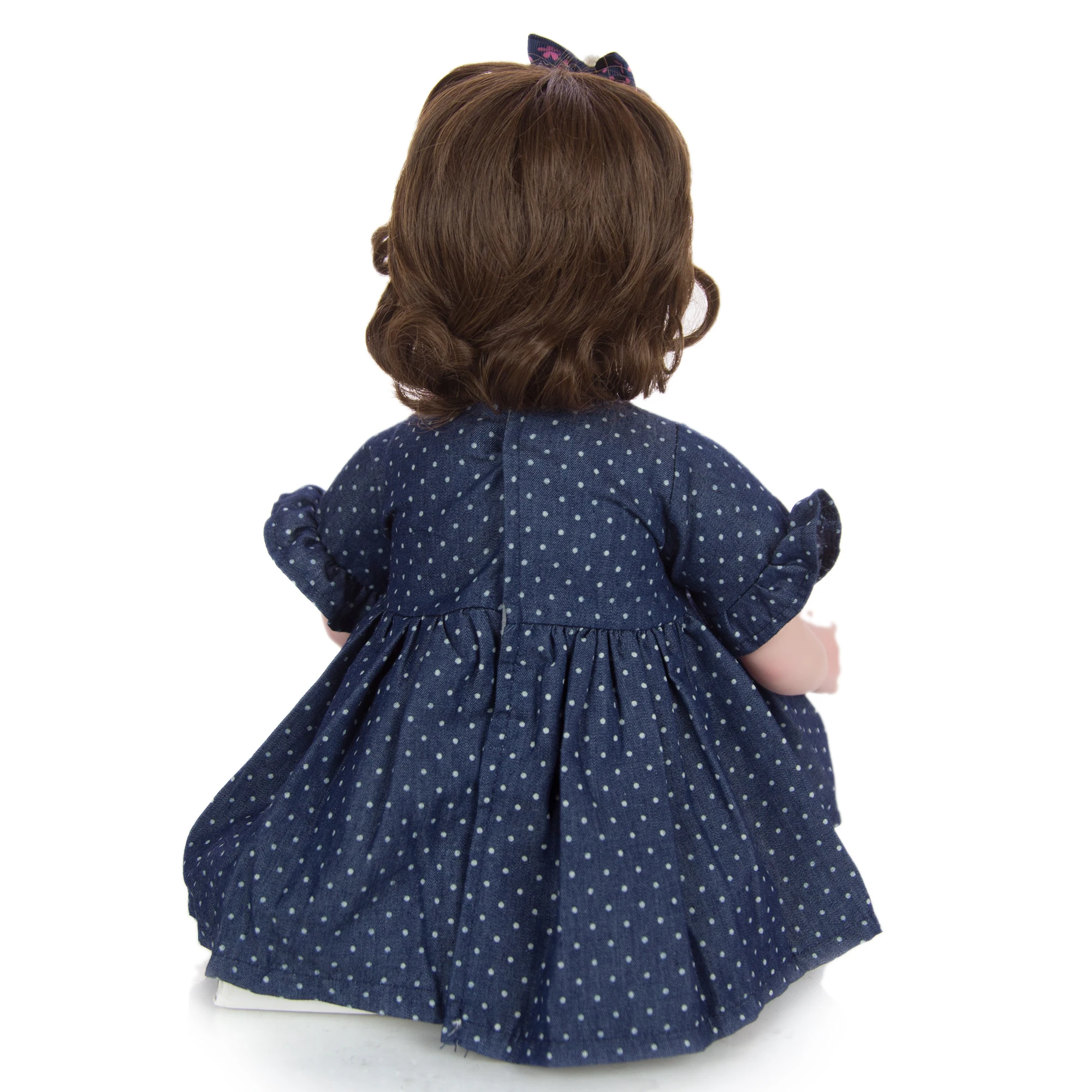 Новинка Arrrival 50 см ткань хлопок детские куклы реалистичные Boneca Reborn Menina парик
