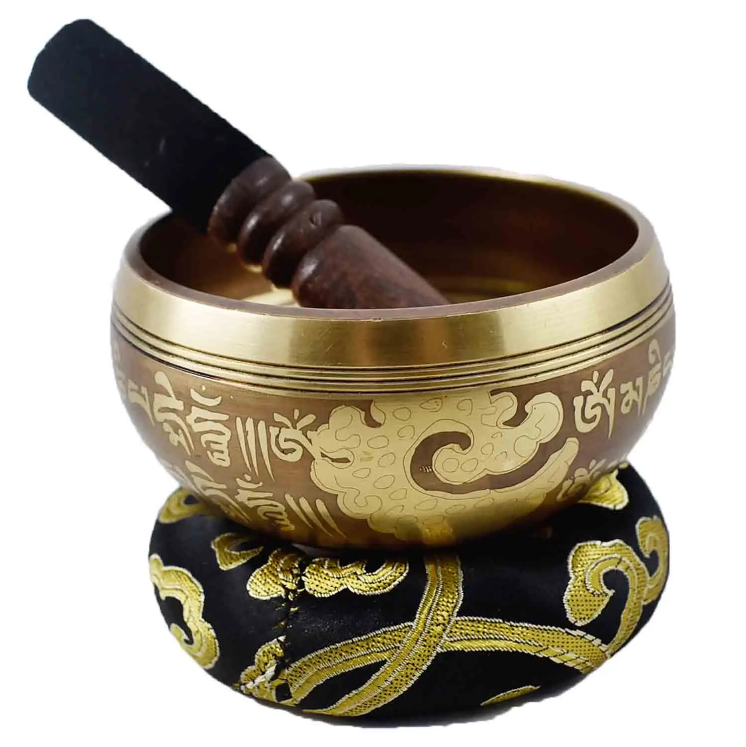 Гималайская чакра для медитации и исцеления звука символы Будды сделанная