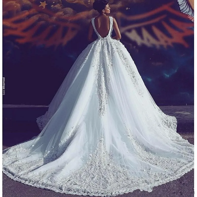 Vestido De Novia 2019 роскошное арабское свадебное платье с бисером сексуальное открытой