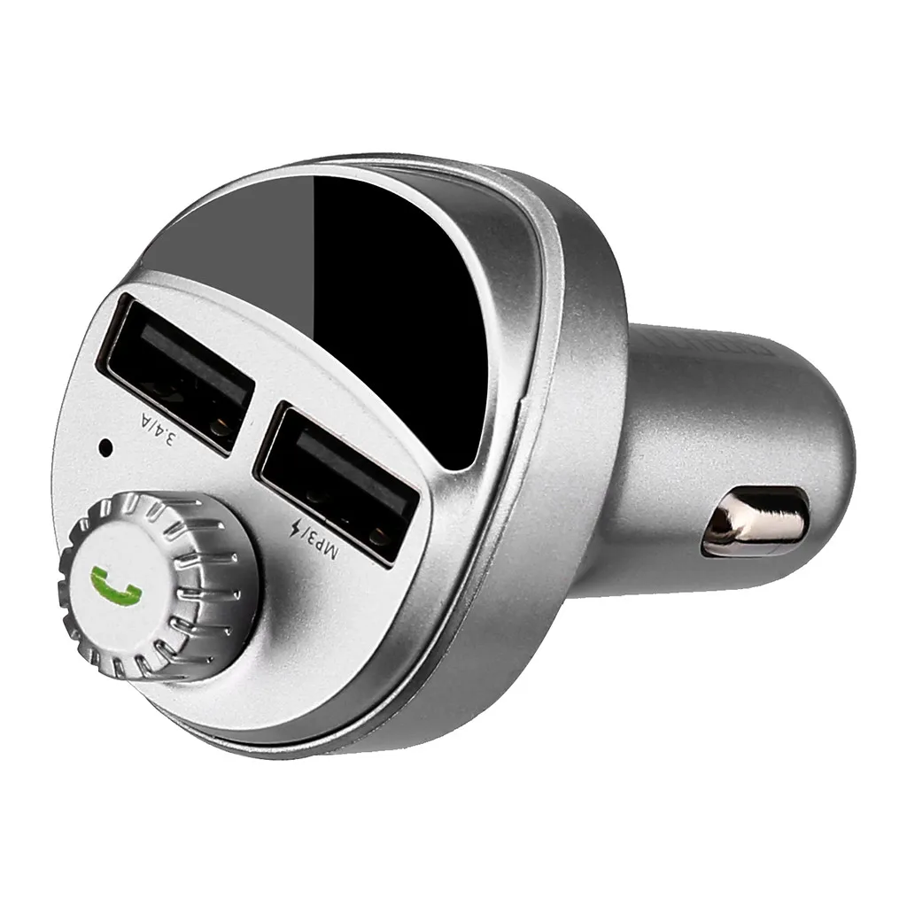 Ouhaobin автомобильный комплект Handsfree беспроводной Bluetooth 4 2 fm-передатчик LCD MP3-плеер