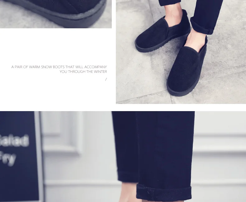Зимняя обувь для мужчин; Мужская обувь; chaussure homme Hiver Chaussures Scarpe Uomo Invernali Winterschuhe Herren; мех