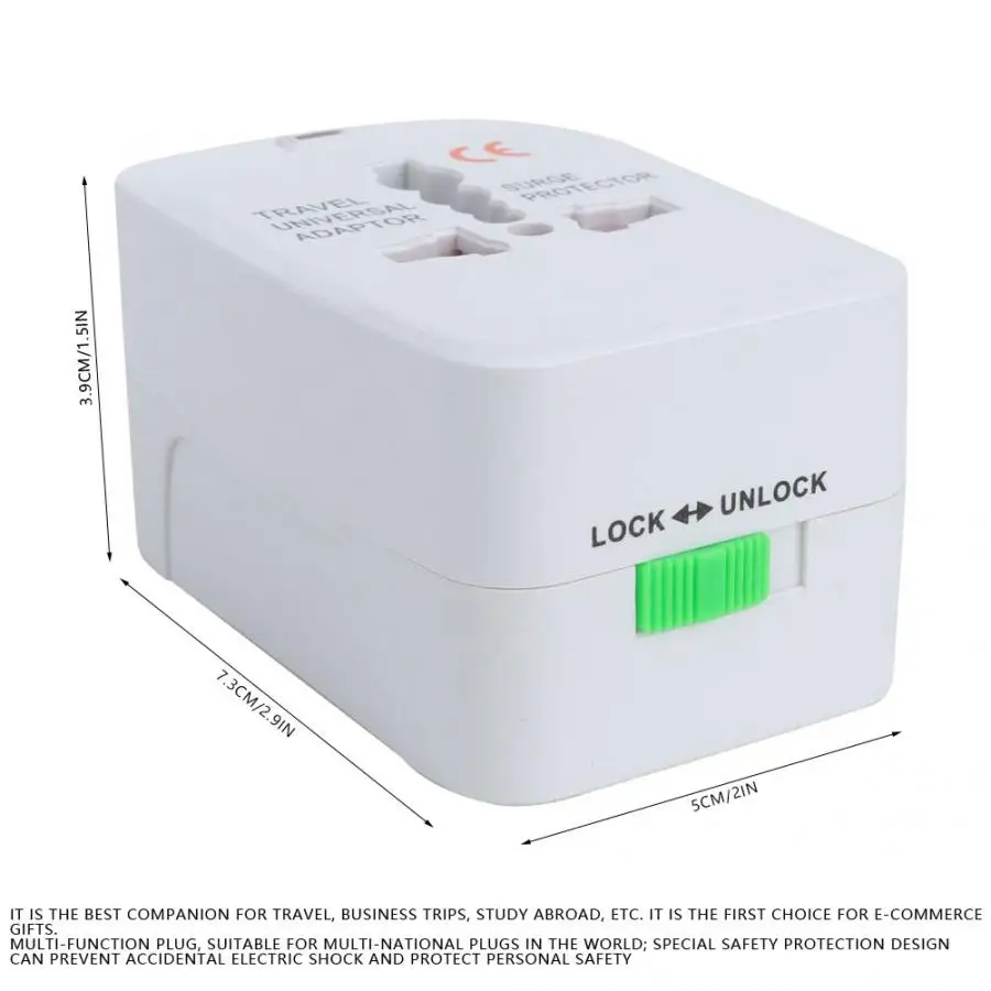 Дорожный адаптер вилка питания Многофункциональный Глобальный Универсальный