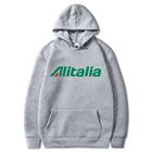 Мужская и женская авиационная летная одежда Alitalia, модная и веселая одежда, Высококачественная толстовка, Бесплатная доставка!