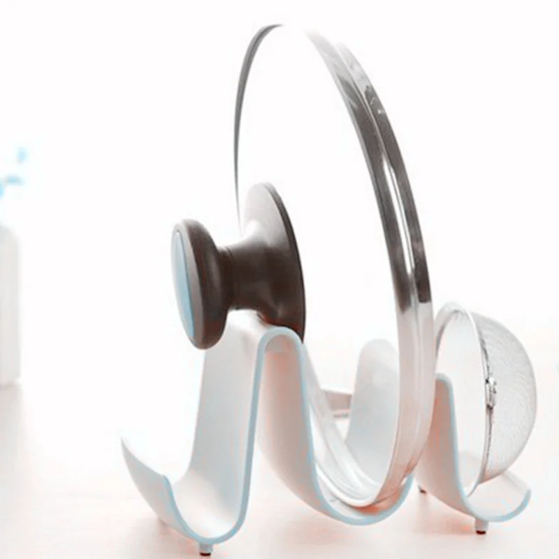 Волнистый стиль сковорода Крышка для кастрюли Подставка ложки подставка крышек