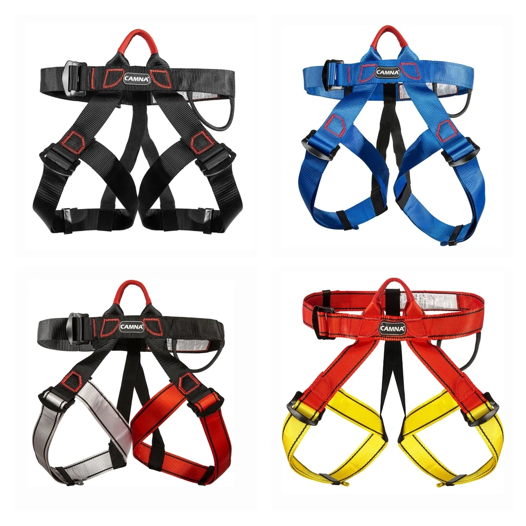 Half Body Climbing Harness Waist Safety Harness for Mountaineering Rock Climbing Rappelling Tree Climbing Strap Waist Belt Leg images - 6