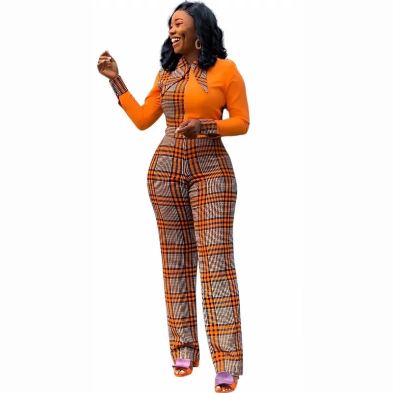 

African Jumpsuit For Women 2020 New Ladies Dashiki Print Turn-down Collar Ankara Style Trousers Fashion Robe Africaine Jumpsuit