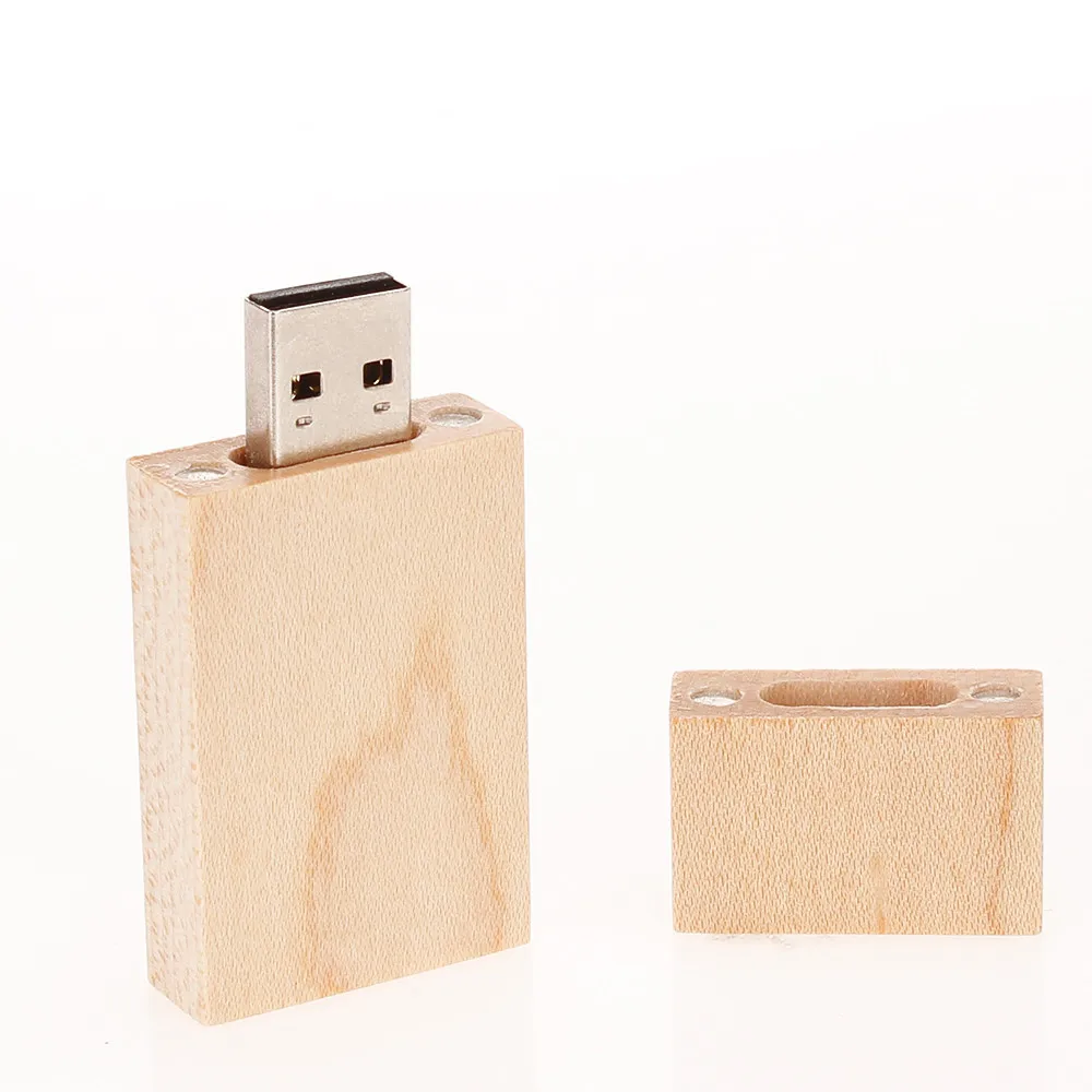 

USB flash drive 128gb Custom company logo Pendrive 4GB 8GB 16GB pen drive 32GB Wooden gift with box 64GB USB stick Free shipping