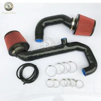 1.75"/2.0" Relocated High Flow Inlet Intake +Air Filter Kit For 2007-2010 BMW LHD 135i 335i 335is E90 E91 E92 E93