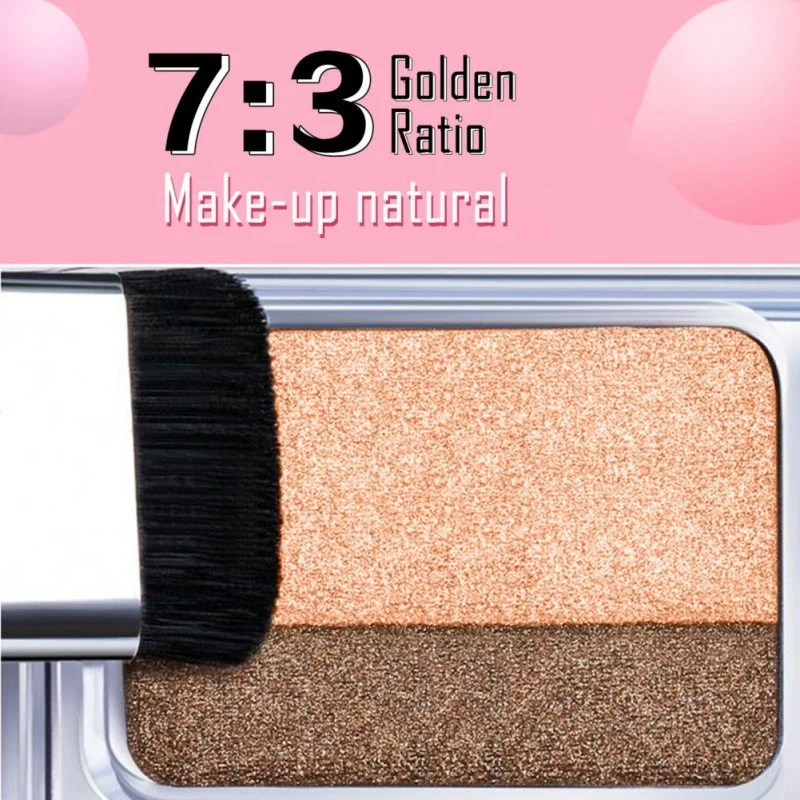 Natural Two-Colors Gradient Eye Shadow Palette Easy to Wear Lazy Eyeshadow Non-blooming Waterproof Glitter |
