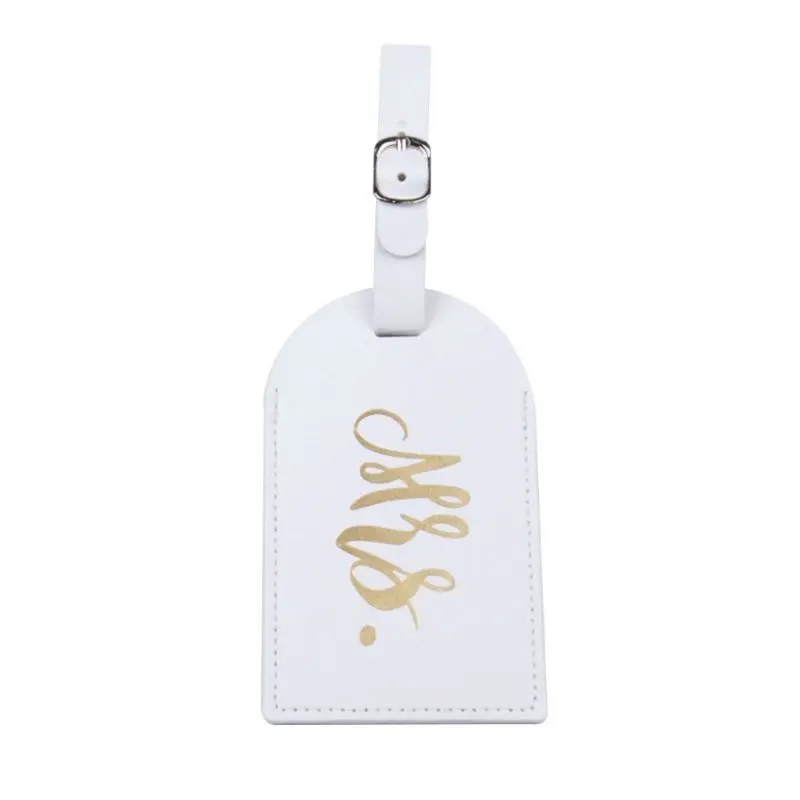 

Mr Mrs Suitcase Luggage Tags Name Address Holder Identifier Label Tag Wedding Couples Gift