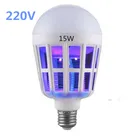 Светодиодсветодиодный лампа-ловушка для комаров, E27, 220 В, 15 Вт