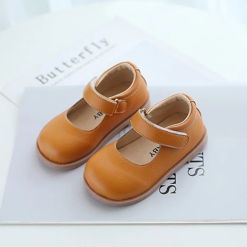 

CUZULLAA Children Leather Shoes New Spring Autumn 1-6 Years Baby Toddler Soft Bottom Casual Shoes Children Sneakers Size 21-30