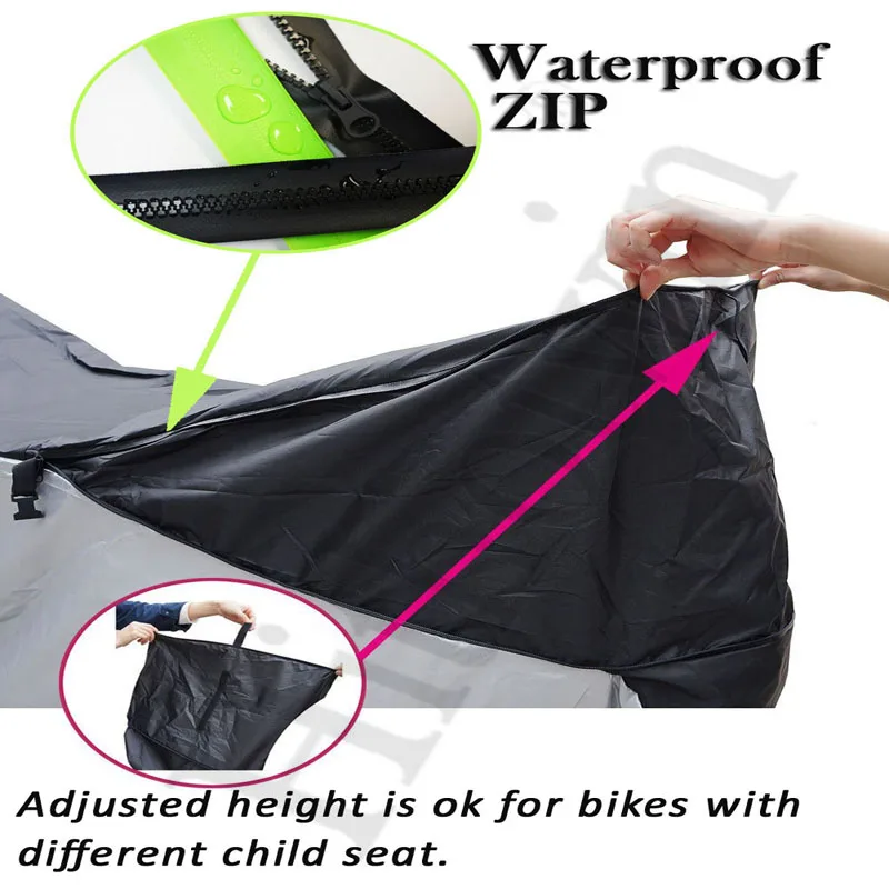 Водонепроницаемый велосипед дождь Пылезащитный чехол УФ защитный для