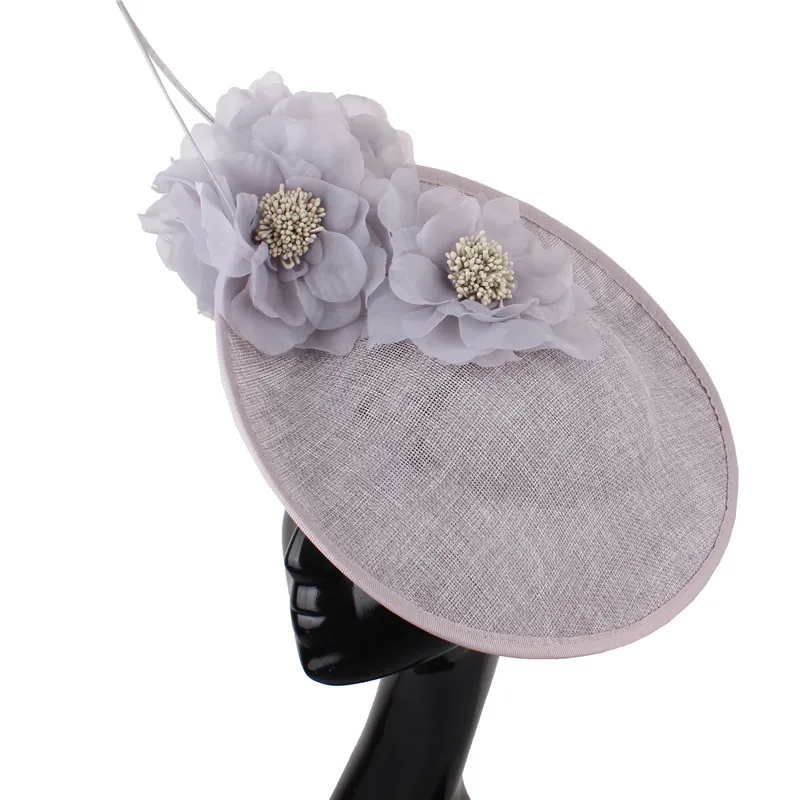 

Женская винтажная шляпка-Вуалетка для невесты, Шляпка-вуалетка из сетчатой ткани, свадебные аксессуары для невесты с цветами