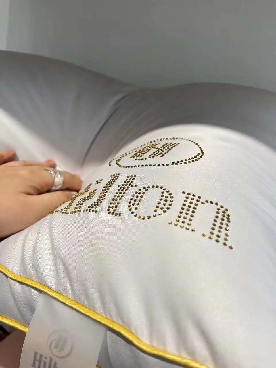 Hilton Hotel шелк сплошной цвет в простом стиле Подушка из хлопка с эффектом памяти core