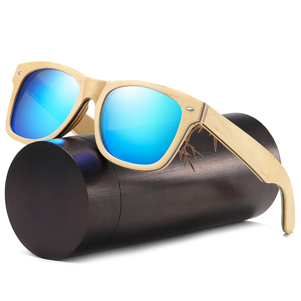 

Kithdia 100% Skateboard Material Polarized Sunglasses Driving Fashion Square Style Male Goggle UV400 Women Men Brand Designer