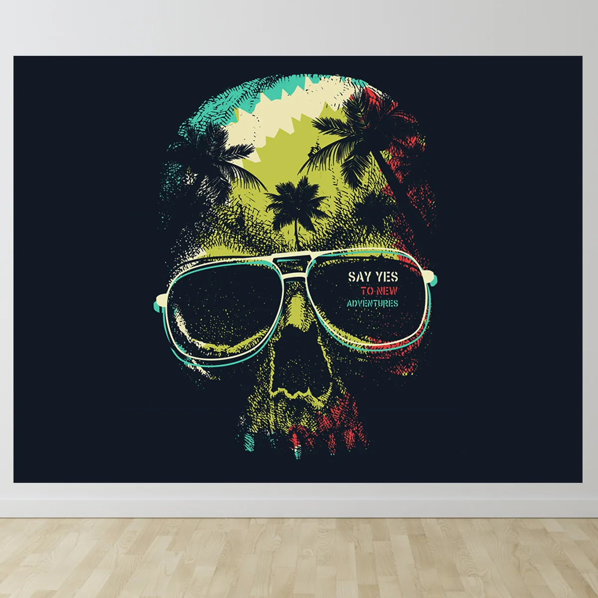 

Halloween Tapestry European and American Skull Head Home Bedroom Living Room Background Decoration Cloth Dormitory Hanging Cloth