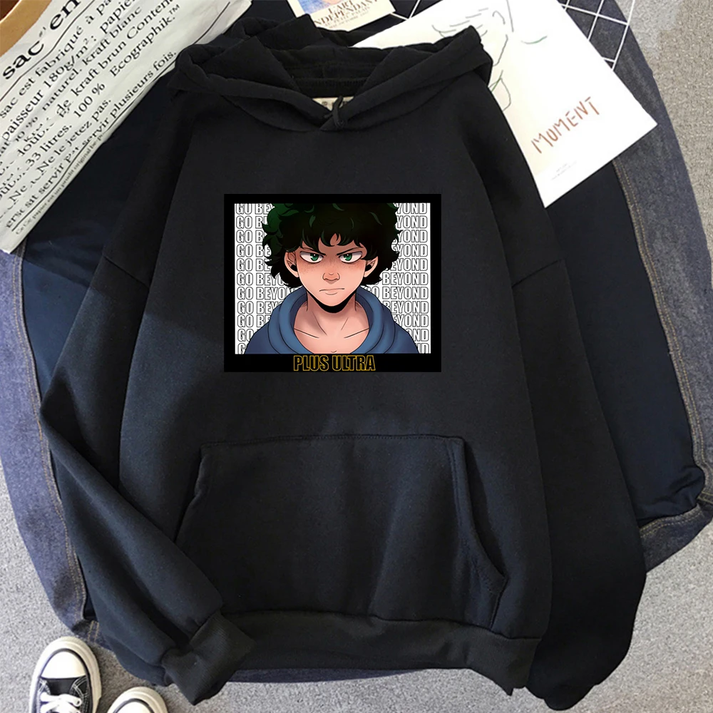

Hoodie Mein Hero Wissenschaft Midoriya Izuku Fanart Anime Hoodies Harajuku Mode Herren Sweatshirts Langarm Koreanische Kleidung