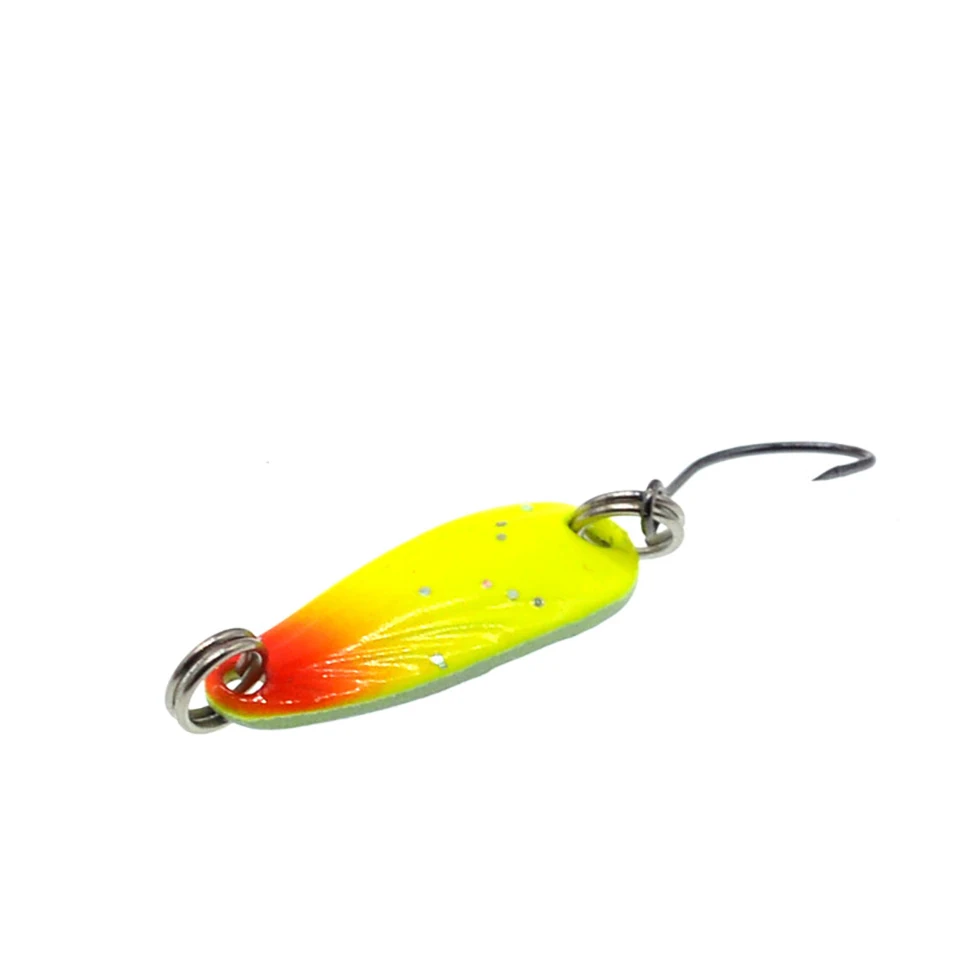 

WALK FISH 6PCS 28mm/2.5g Fishing Lure Metal Artificial Spoon Sequins Fishing Bait Wobblers Hard Fishing Baits Fishing Tackle