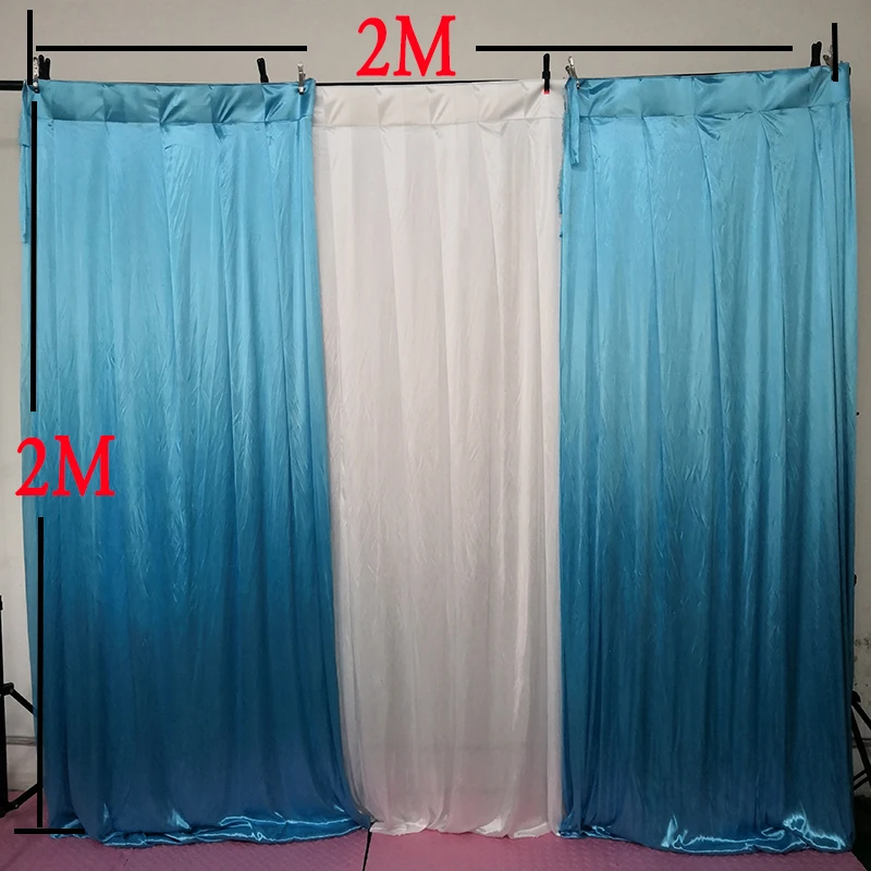 2 м x новый дизайн Свадебный фон занавеска С тампонами для продажи вечерние